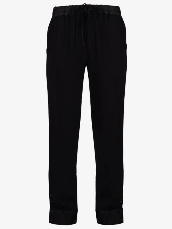 Armance Silky Elasticated Waist Cuffed Trousers made by iris