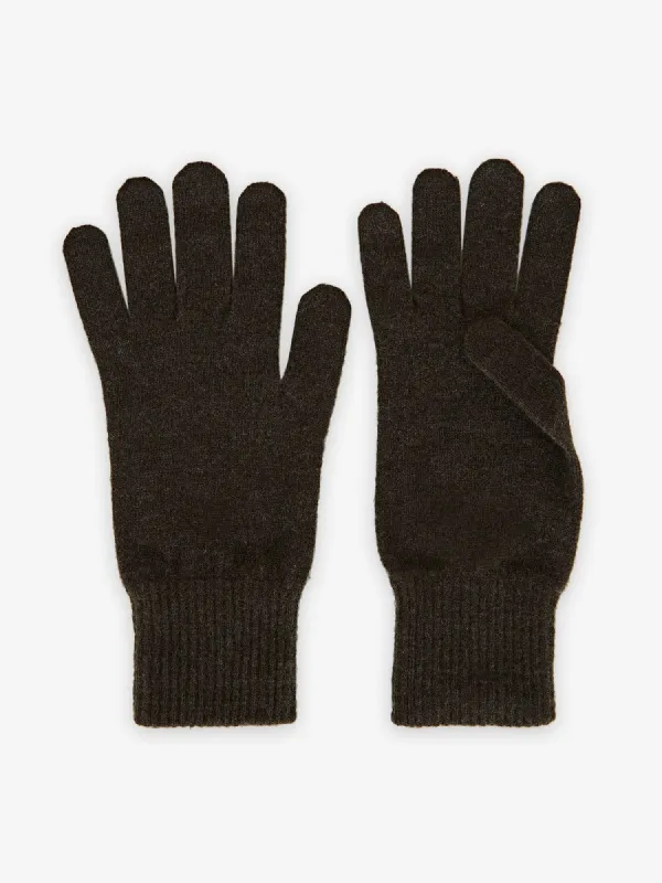 Classic Cashmere Gloves- Khaki sold by iris