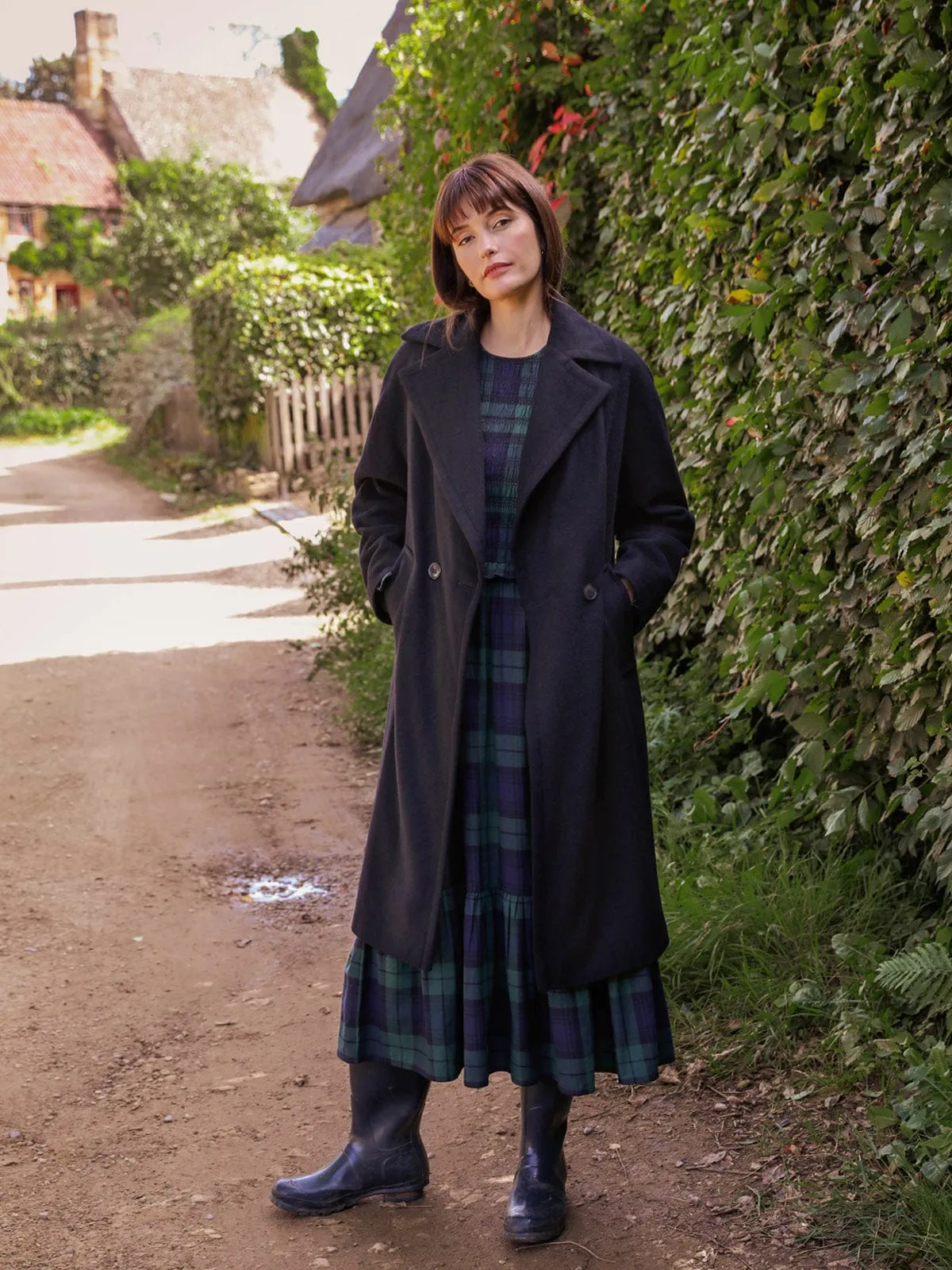 Grace Wool Coat - Black sold by iris