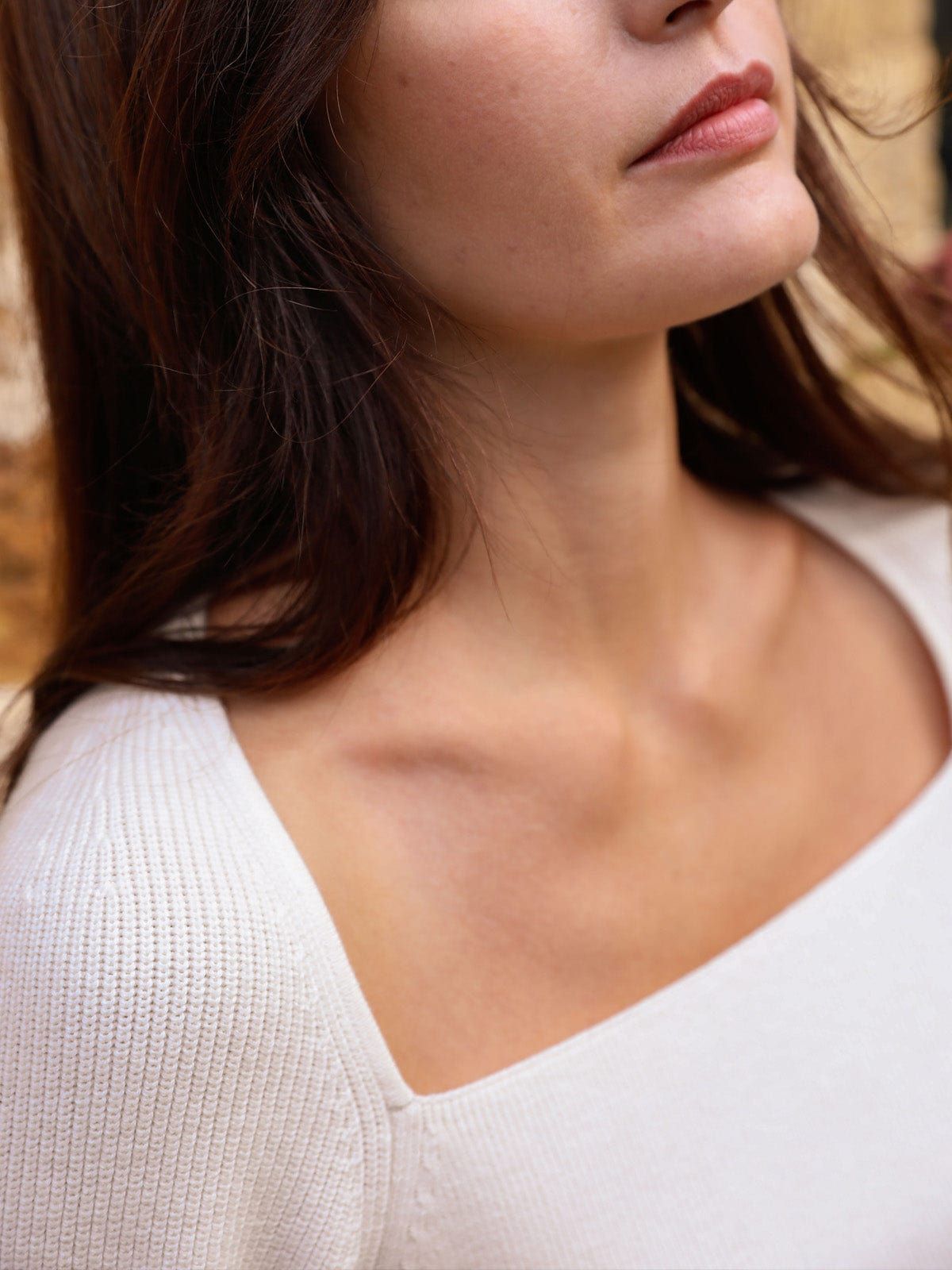 Bella Square Neck Top- Cream sold by iris product image thumbnail 3