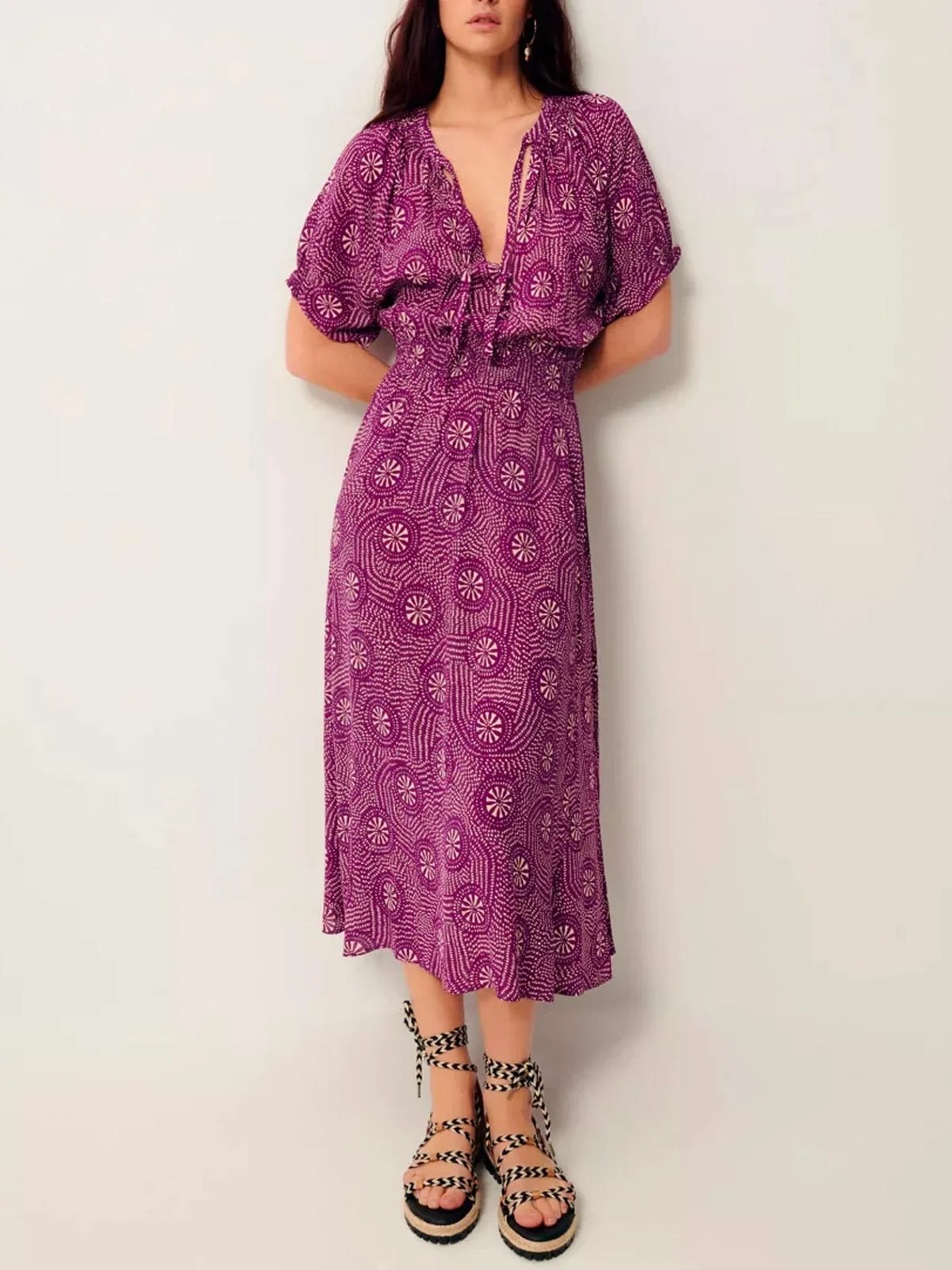 Amber Dress – Plum sold by iris product image thumbnail 2