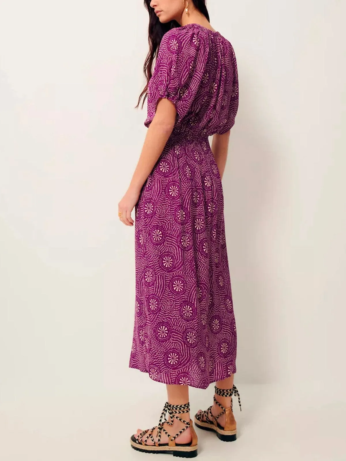 Amber Dress – Plum sold by iris product image thumbnail 3