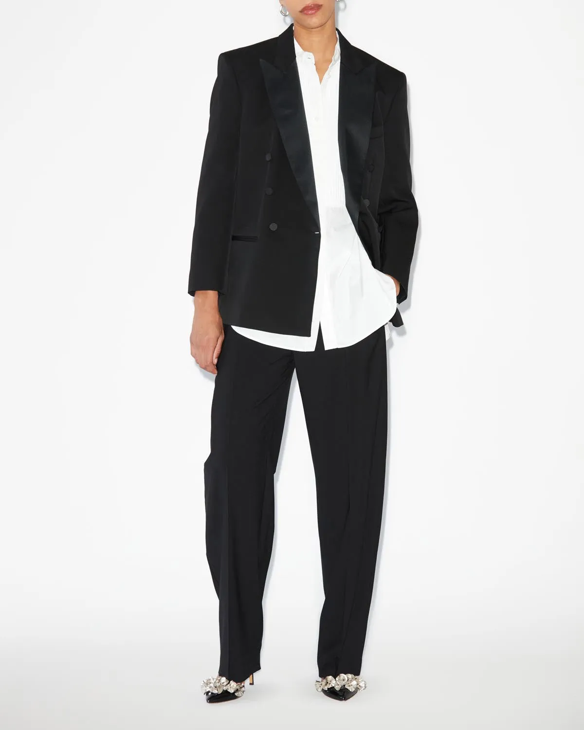 Veste en laine uni PEAGAN sold by Isabel Marant product image thumbnail 2
