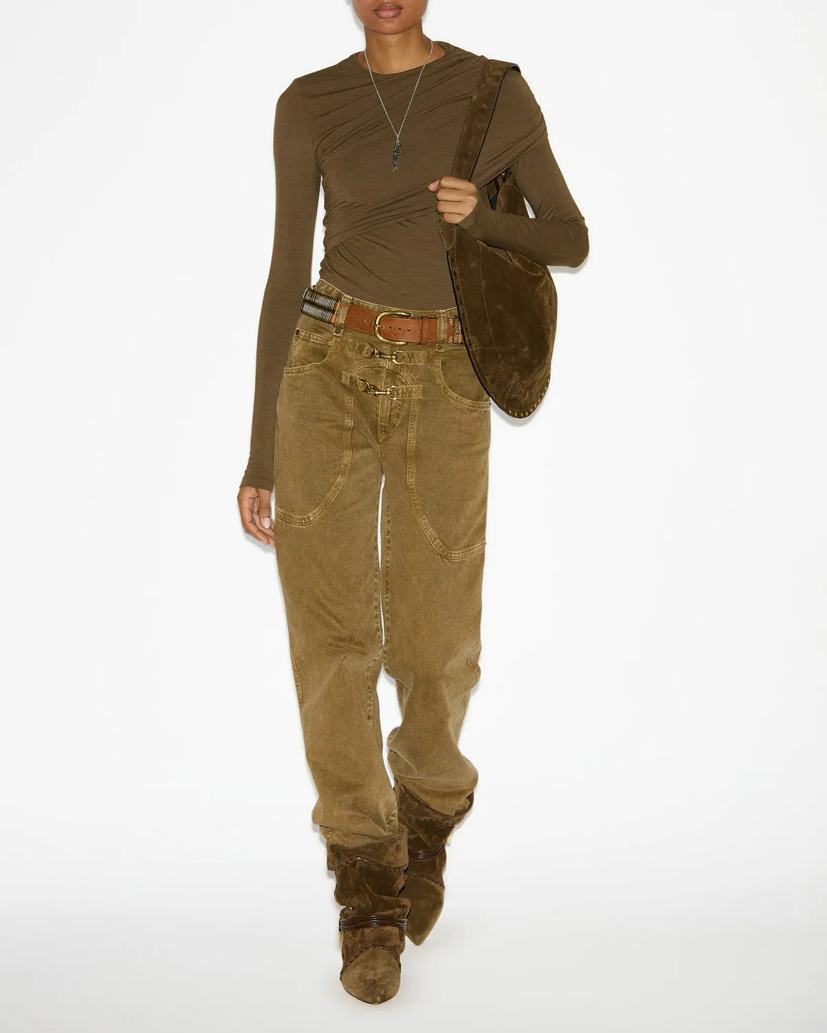 Pantalon Brinley sold by Isabel Marant product image thumbnail 4