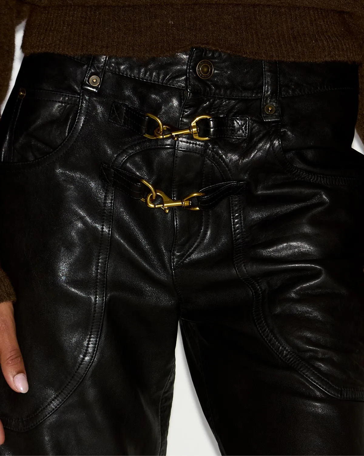 Pantalon Brinley sold by Isabel Marant product image thumbnail 2