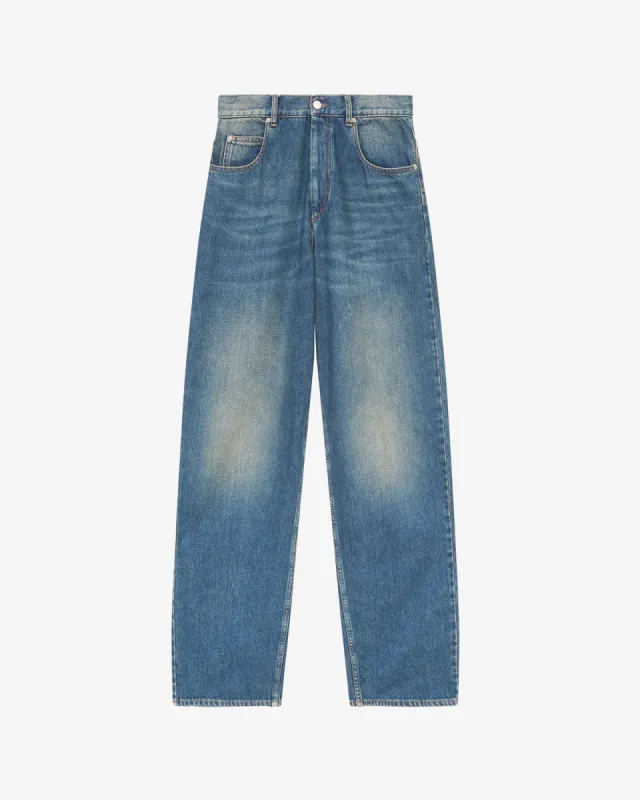 デニム・ジーパン Isabel Marant Faded-Effect Black Jeans ISABEL MARANT Faded-effect black jeans – Lord & Taylor