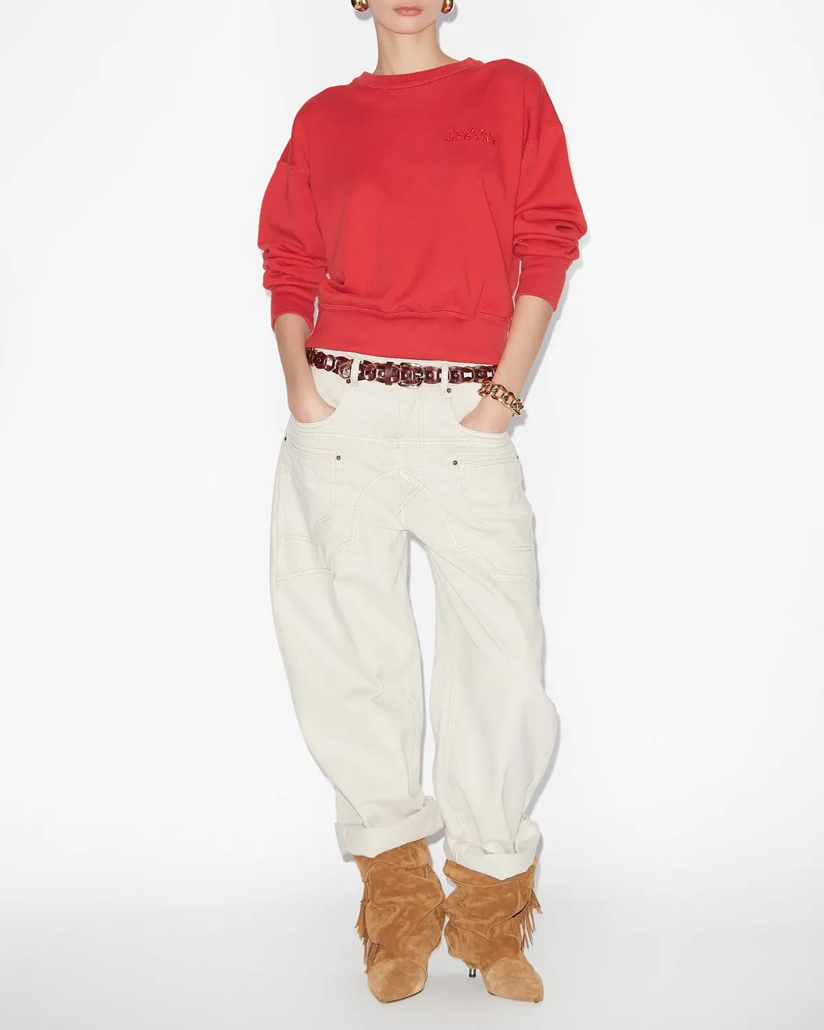 SWEATSHIRT SHAD sold by Isabel Marant product image thumbnail 4