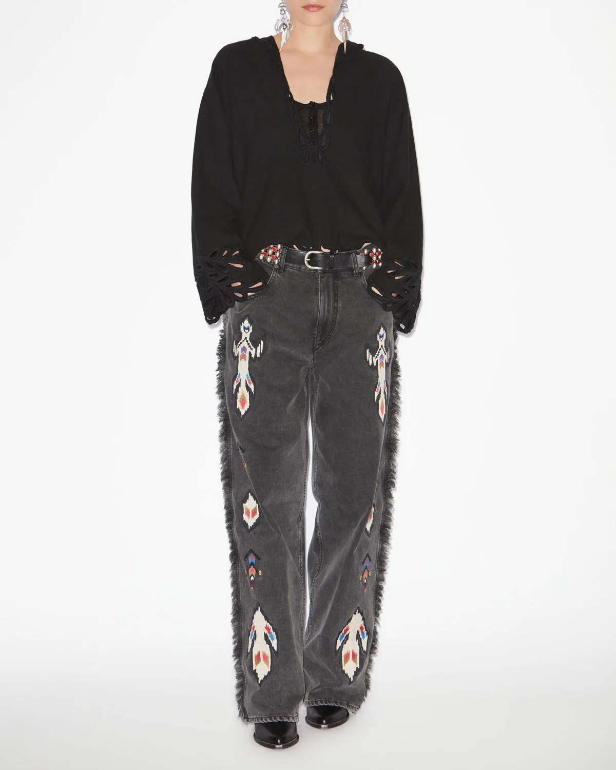 PANTALON MAELLA sold by Isabel Marant product image thumbnail 4