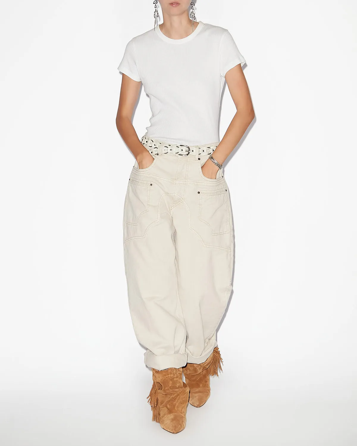 PANTALON BERYL sold by Isabel Marant product image thumbnail 4