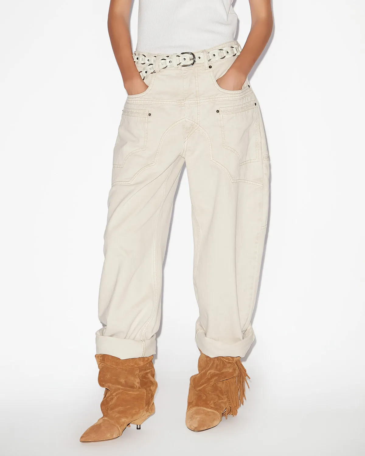 PANTALON BERYL sold by Isabel Marant product image thumbnail 5