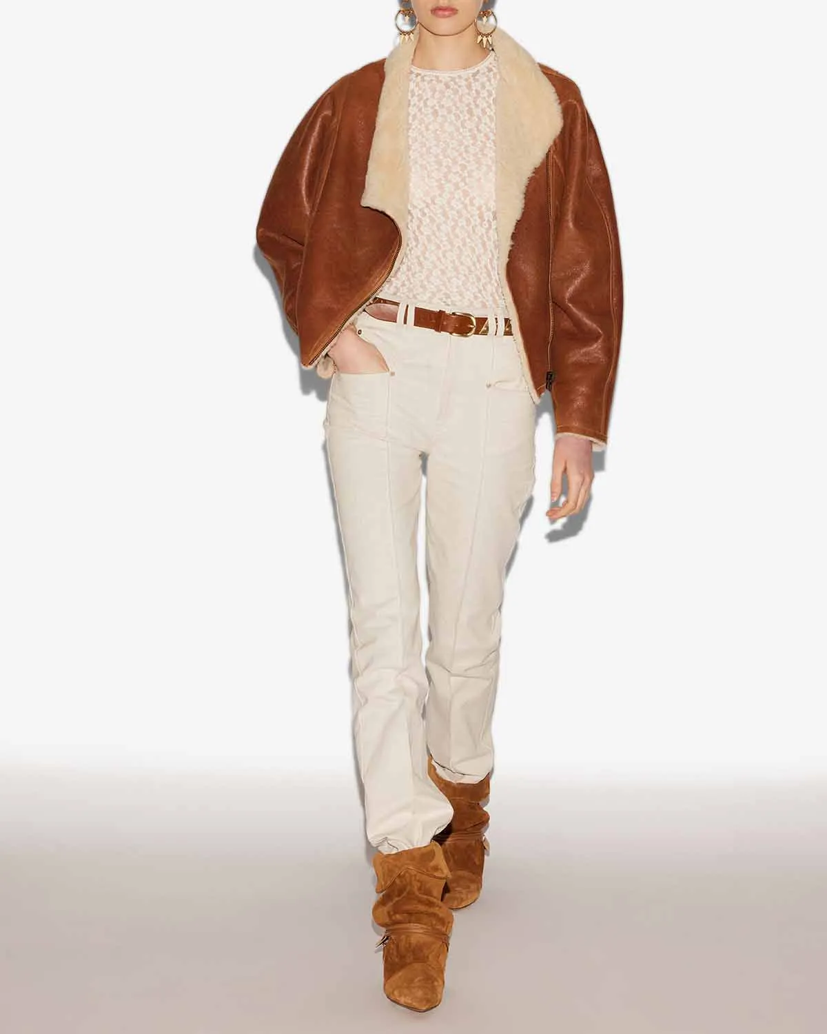 PANTALON LIROKAE sold by Isabel Marant product image thumbnail 4