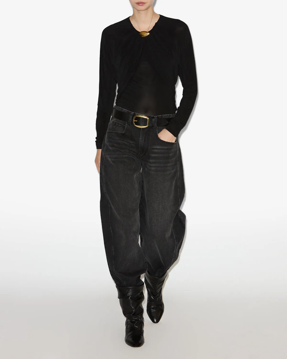 PANTALON ORIANE sold by Isabel Marant product image thumbnail 4