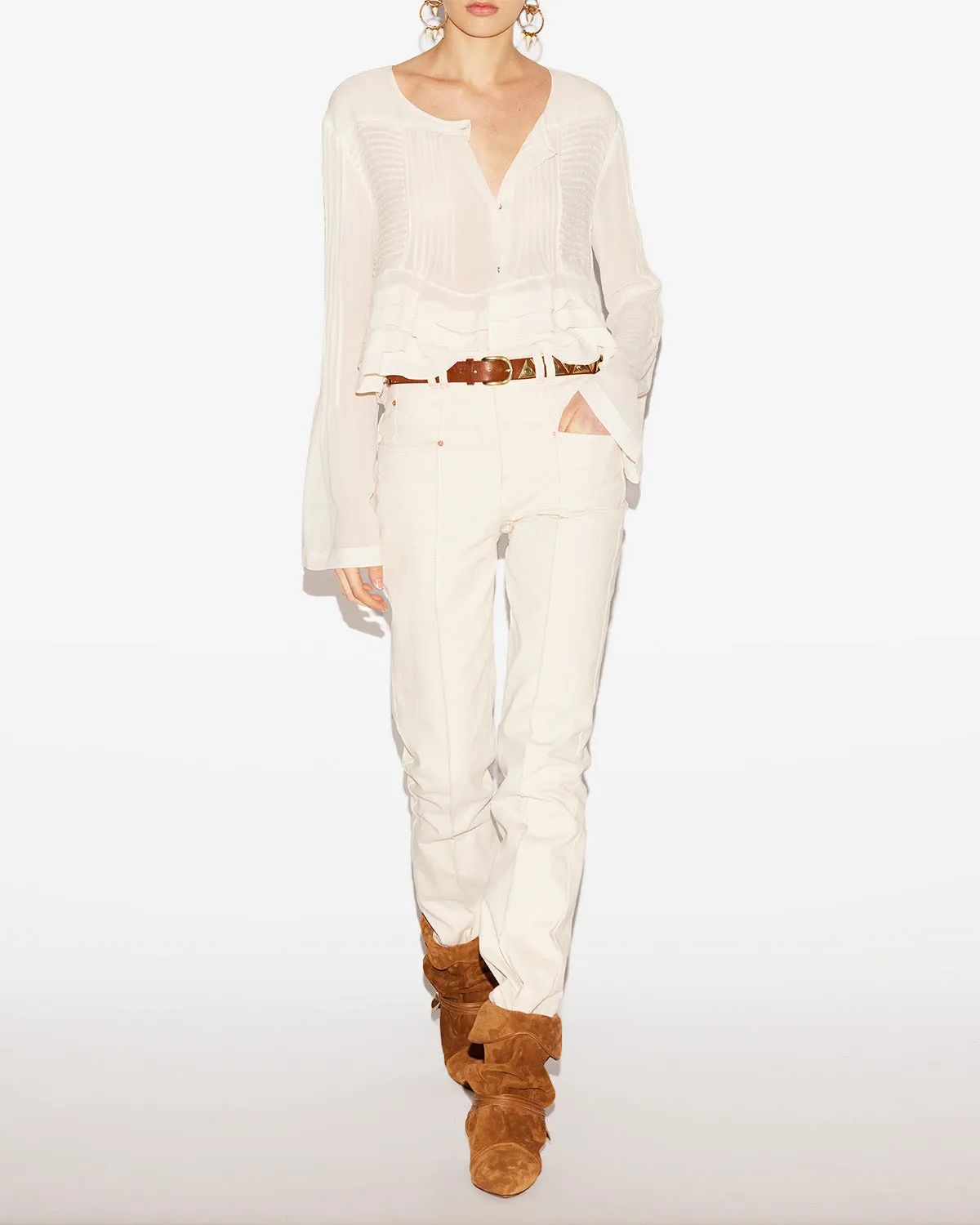 BLOUSE CAROLIA sold by Isabel Marant product image thumbnail 4