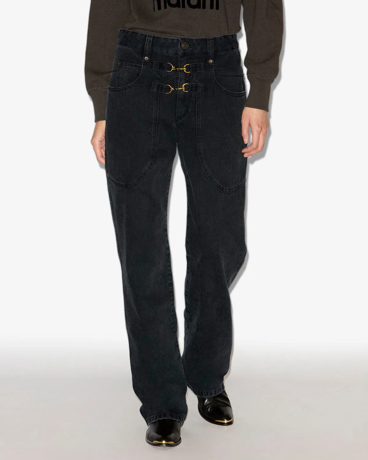 PANTALON BRINLEY sold by Isabel Marant product image thumbnail 5