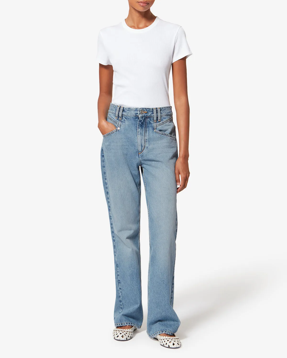 PANTALON BELVIA sold by Isabel Marant product image thumbnail 4