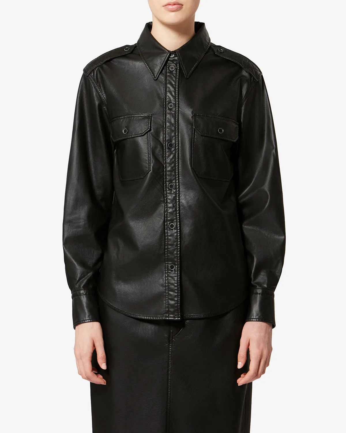 CHEMISE NOEE FAÇON CUIR sold by Isabel Marant product image thumbnail 5