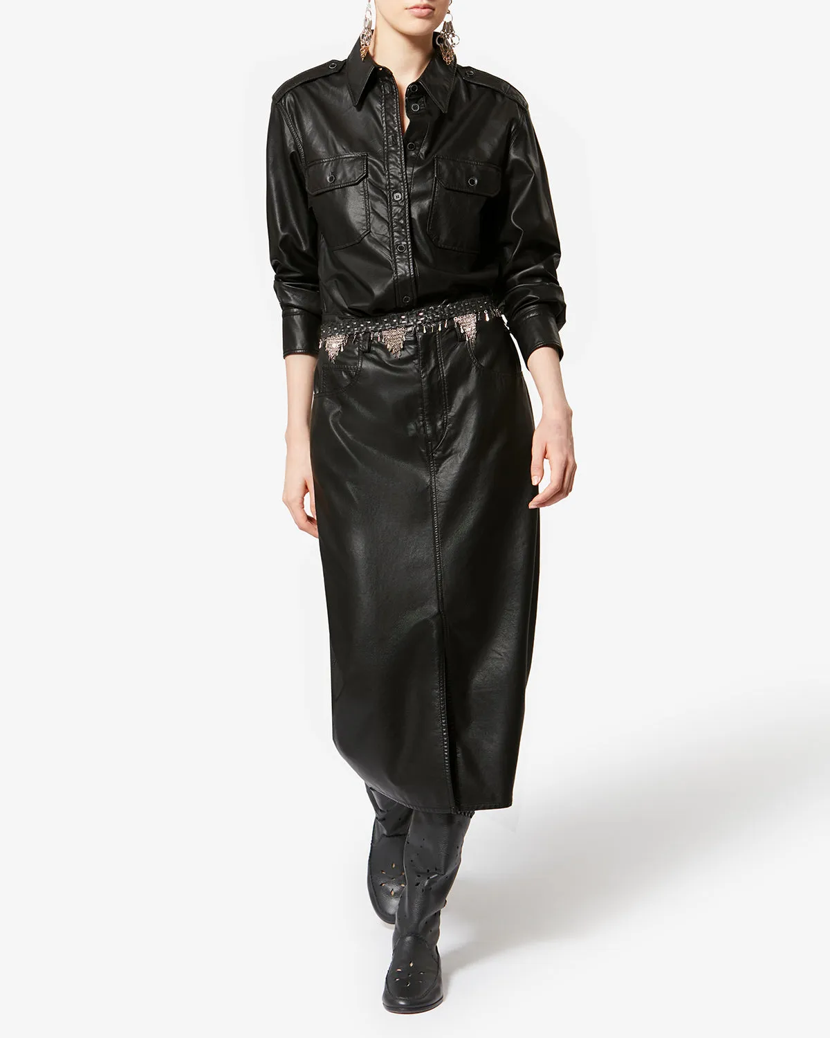 CHEMISE NOEE FAÇON CUIR sold by Isabel Marant product image thumbnail 4