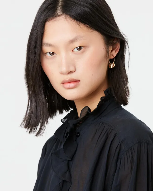 Boucles d'oreilles Metal Shiny Leaf sold by Isabel Marant