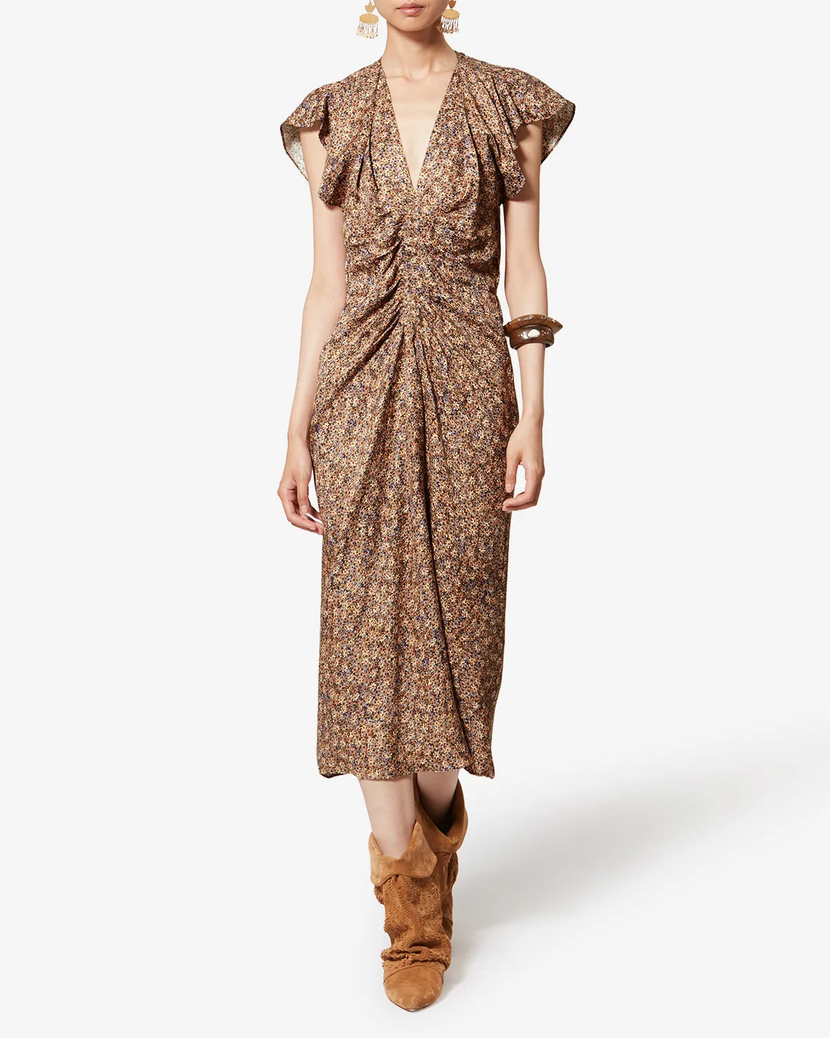 ROBE LYNDSAY EN SOIE sold by Isabel Marant product image thumbnail 4
