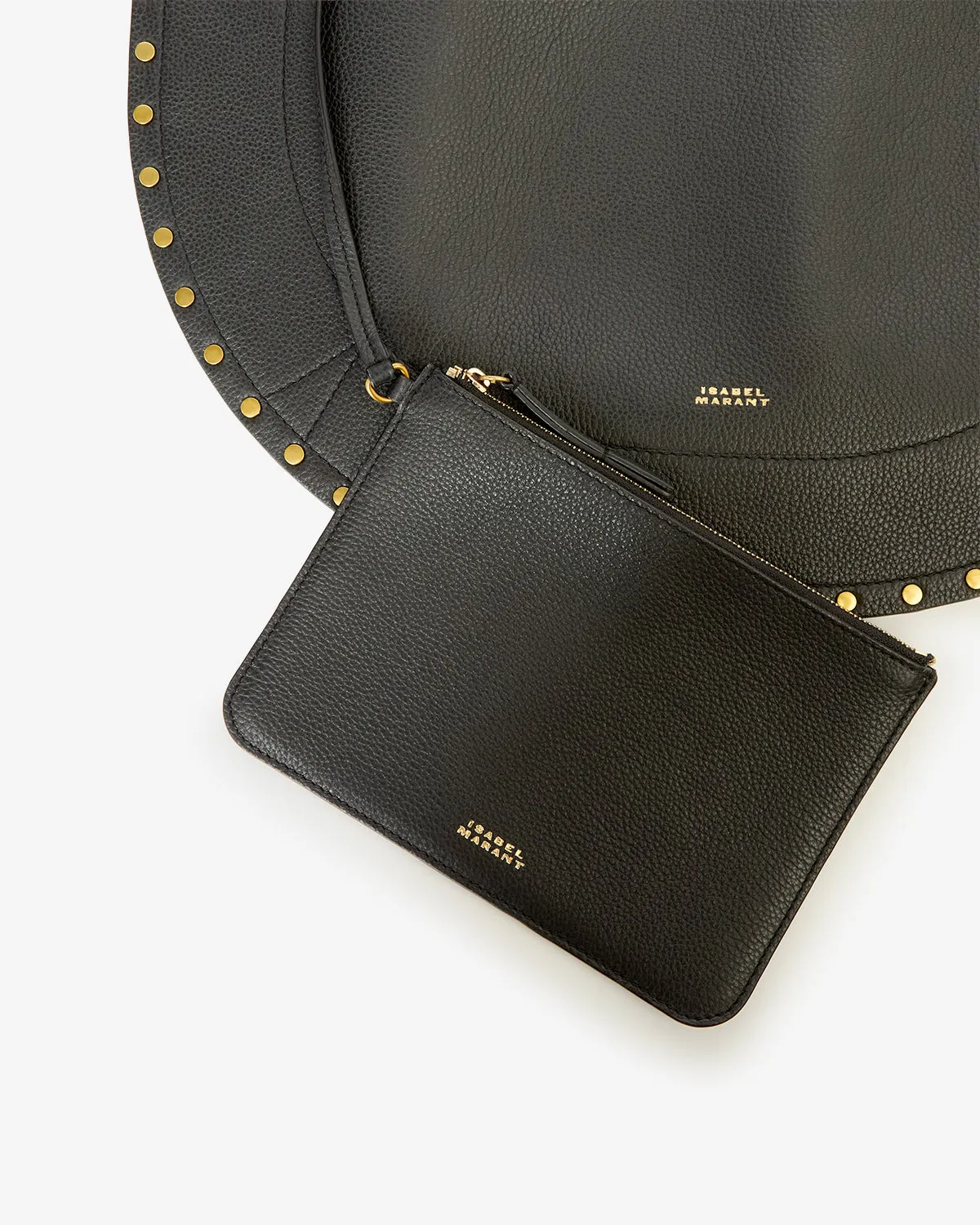 SAC OSKAN HOBO SOFT EN CUIR GRAINÉ sold by Isabel Marant product image thumbnail 5