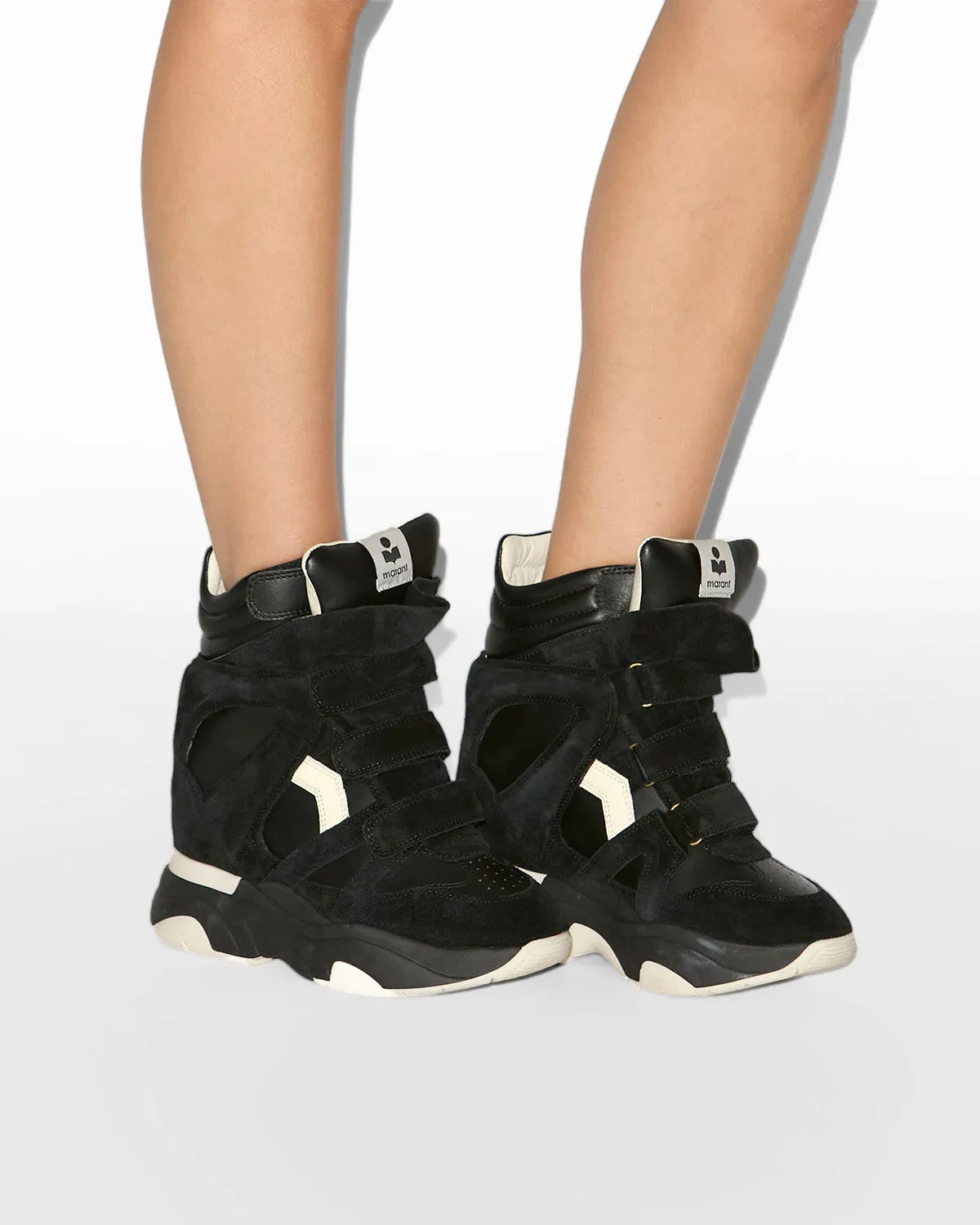 baskets en cuir velours balskee sold by Isabel Marant product image thumbnail 4