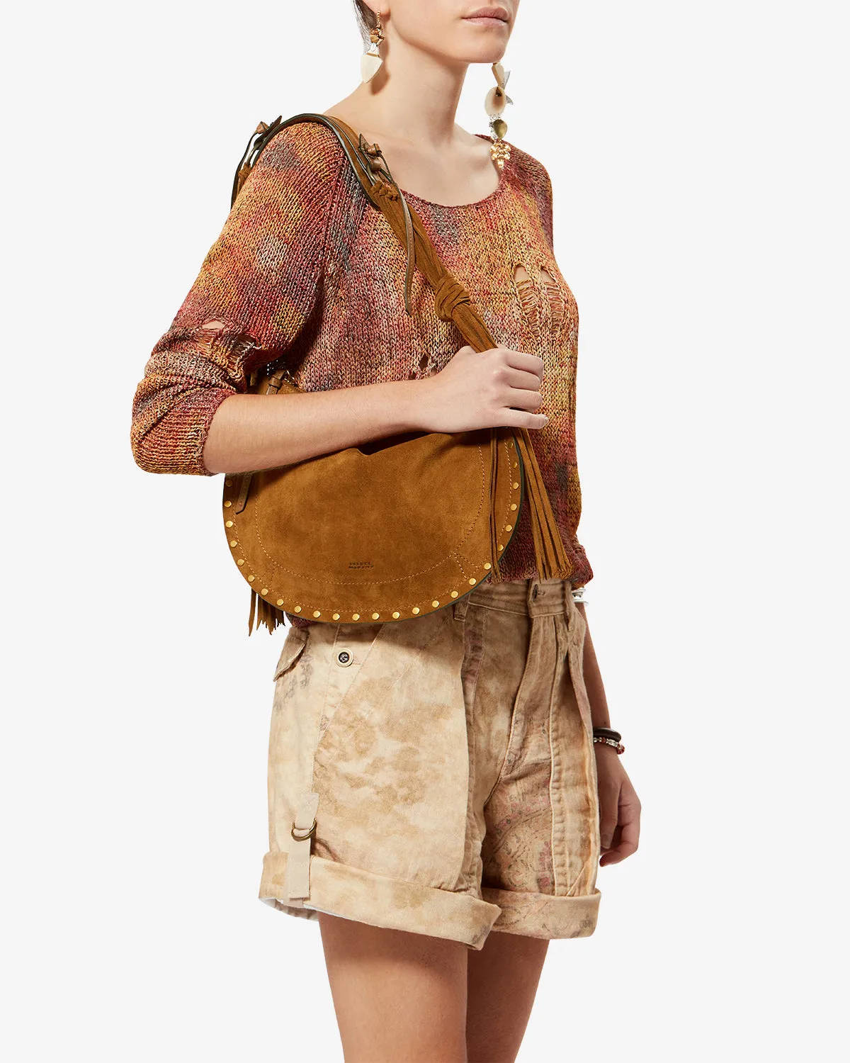SAC OSKAN SOFT ZIP FRANGES sold by Isabel Marant product image thumbnail 3