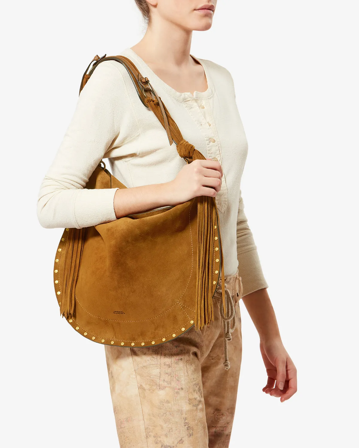 SAC OSKAN HOBO SOFT FRANGES sold by Isabel Marant product image thumbnail 3