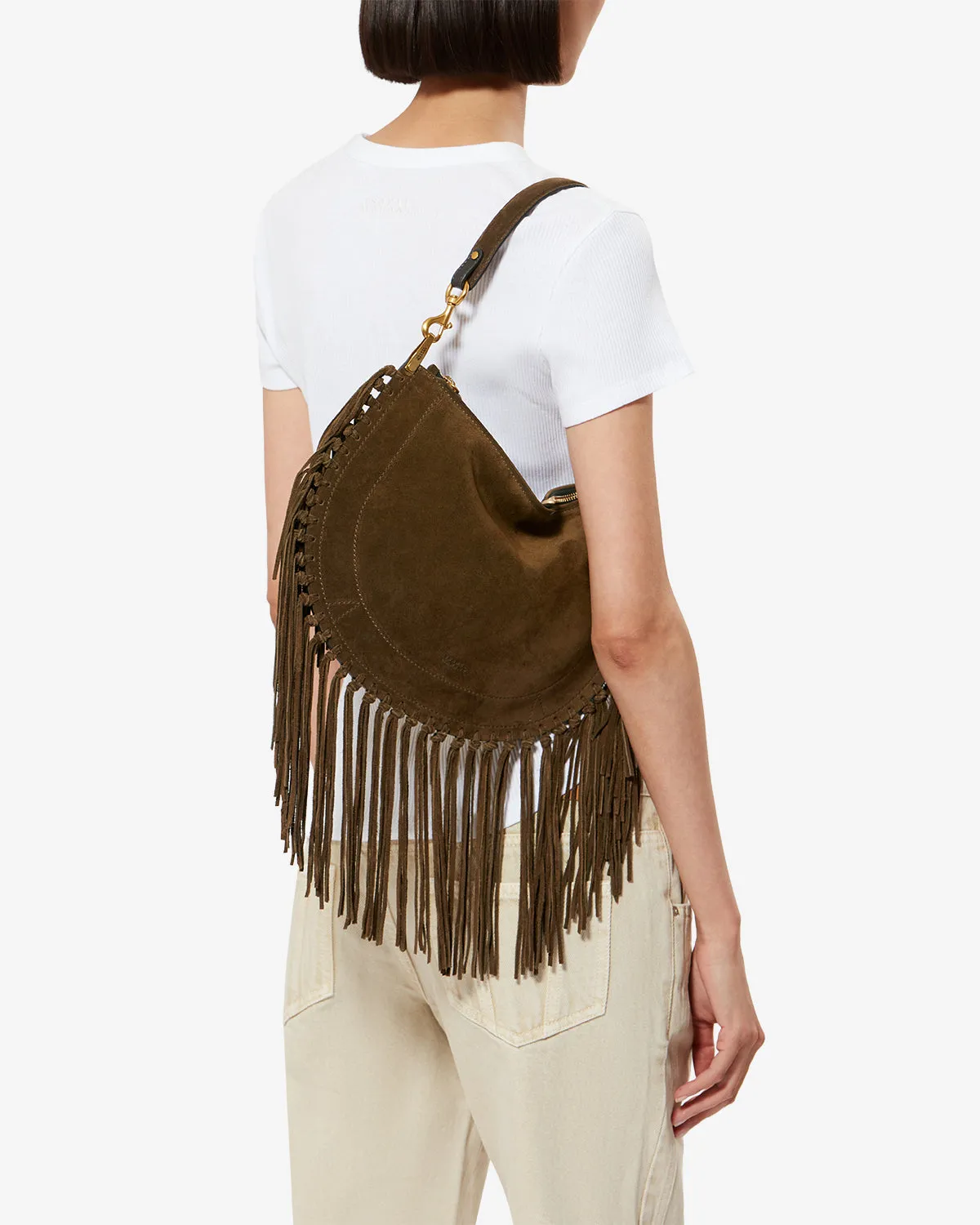SAC OSKAN SOFT ZIP FRANGES sold by Isabel Marant product image thumbnail 3