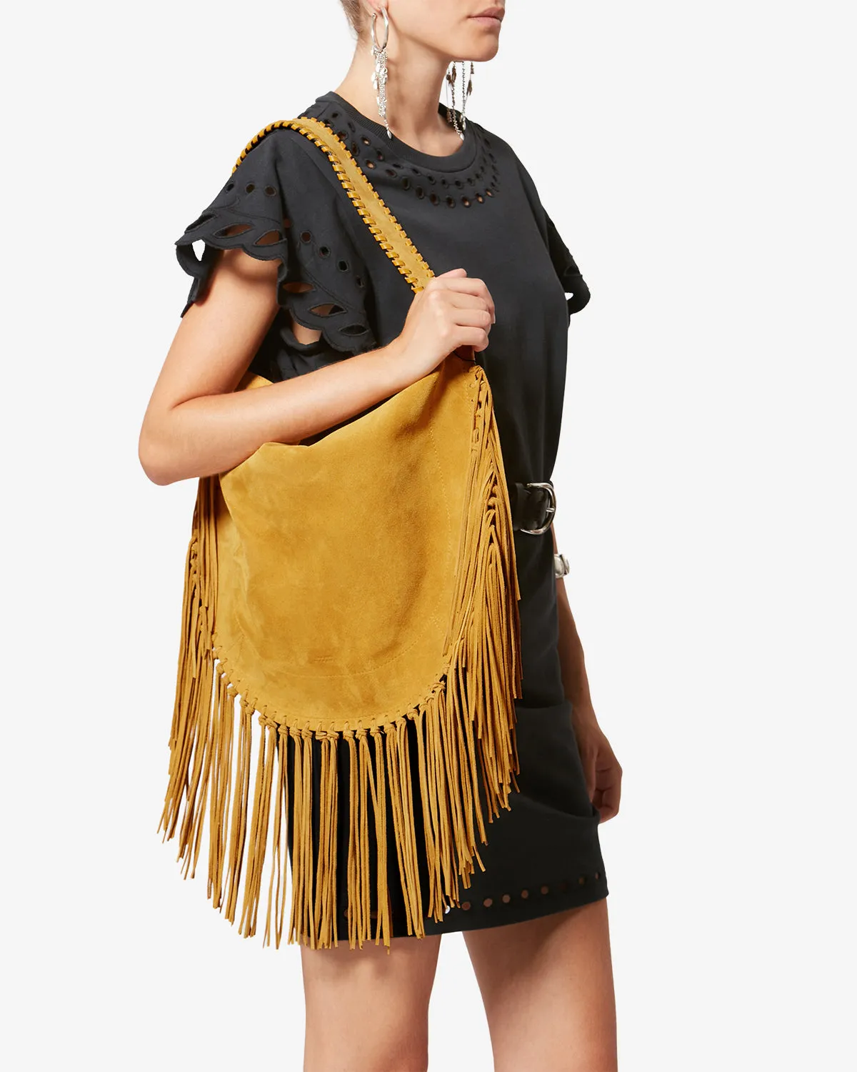SAC OSKAN HOBO SOFT FRANGES sold by Isabel Marant product image thumbnail 3