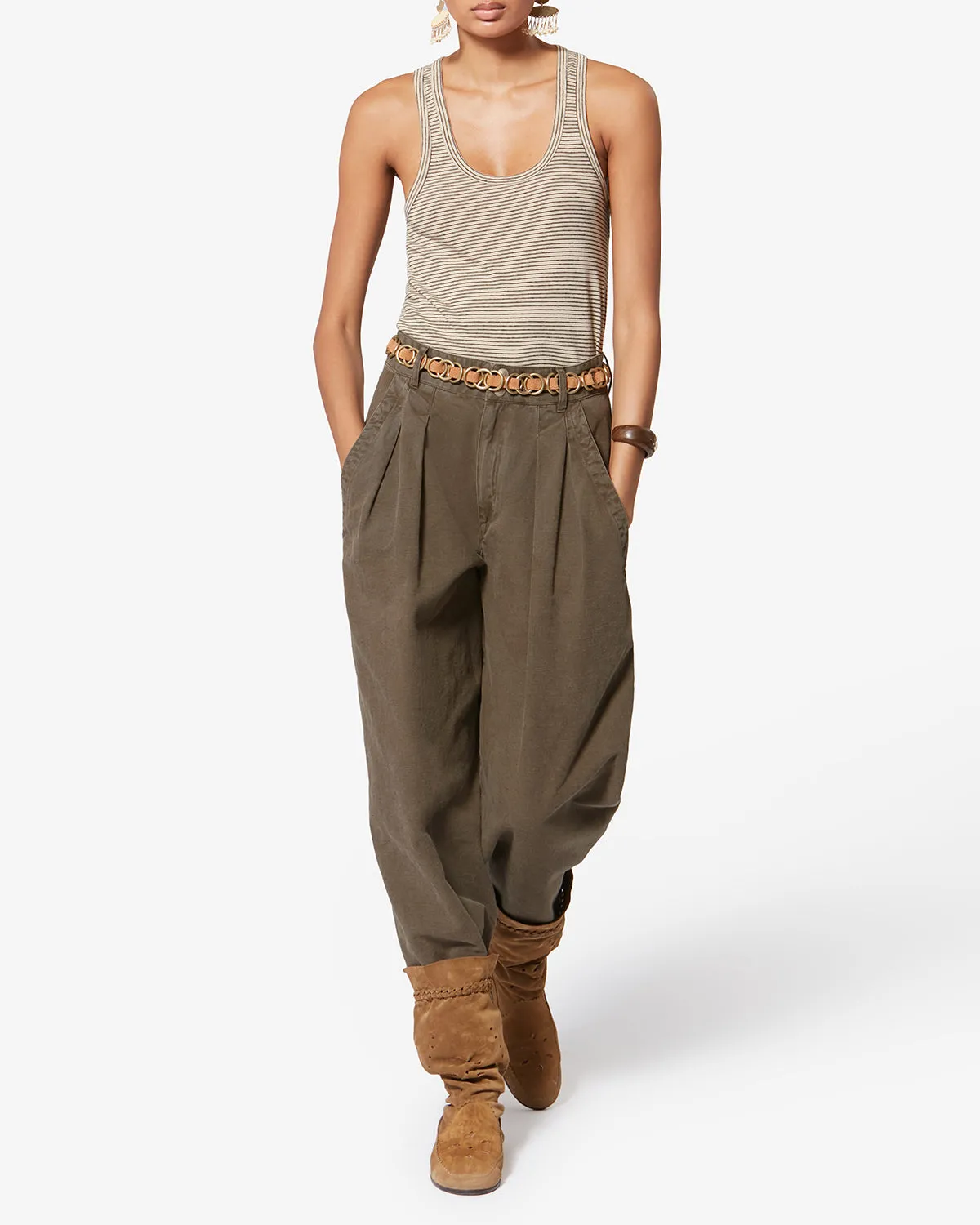 PANTALON NADINE sold by Isabel Marant product image thumbnail 4