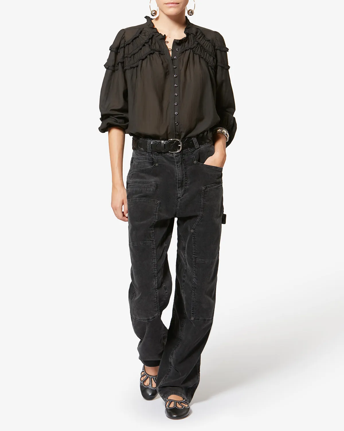 PANTALON LOIS sold by Isabel Marant product image thumbnail 4