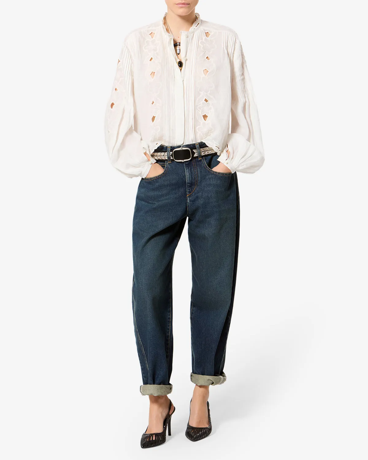 Pantalon Oriane sold by Isabel Marant product image thumbnail 3
