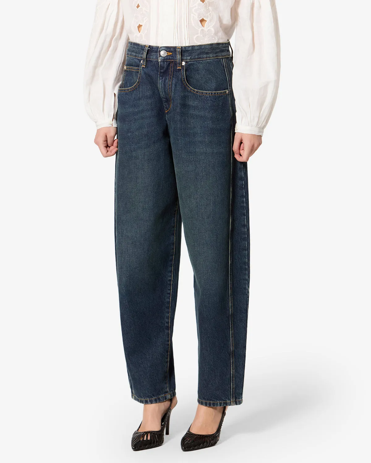 Pantalon Oriane sold by Isabel Marant product image thumbnail 4