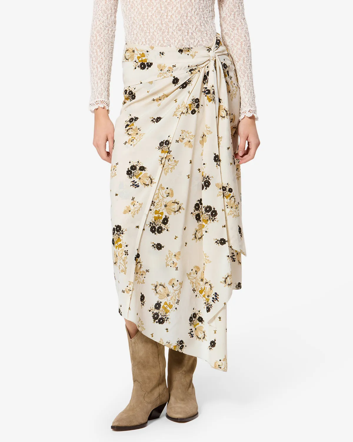 Jupe Faniry en soie sold by Isabel Marant product image thumbnail 5