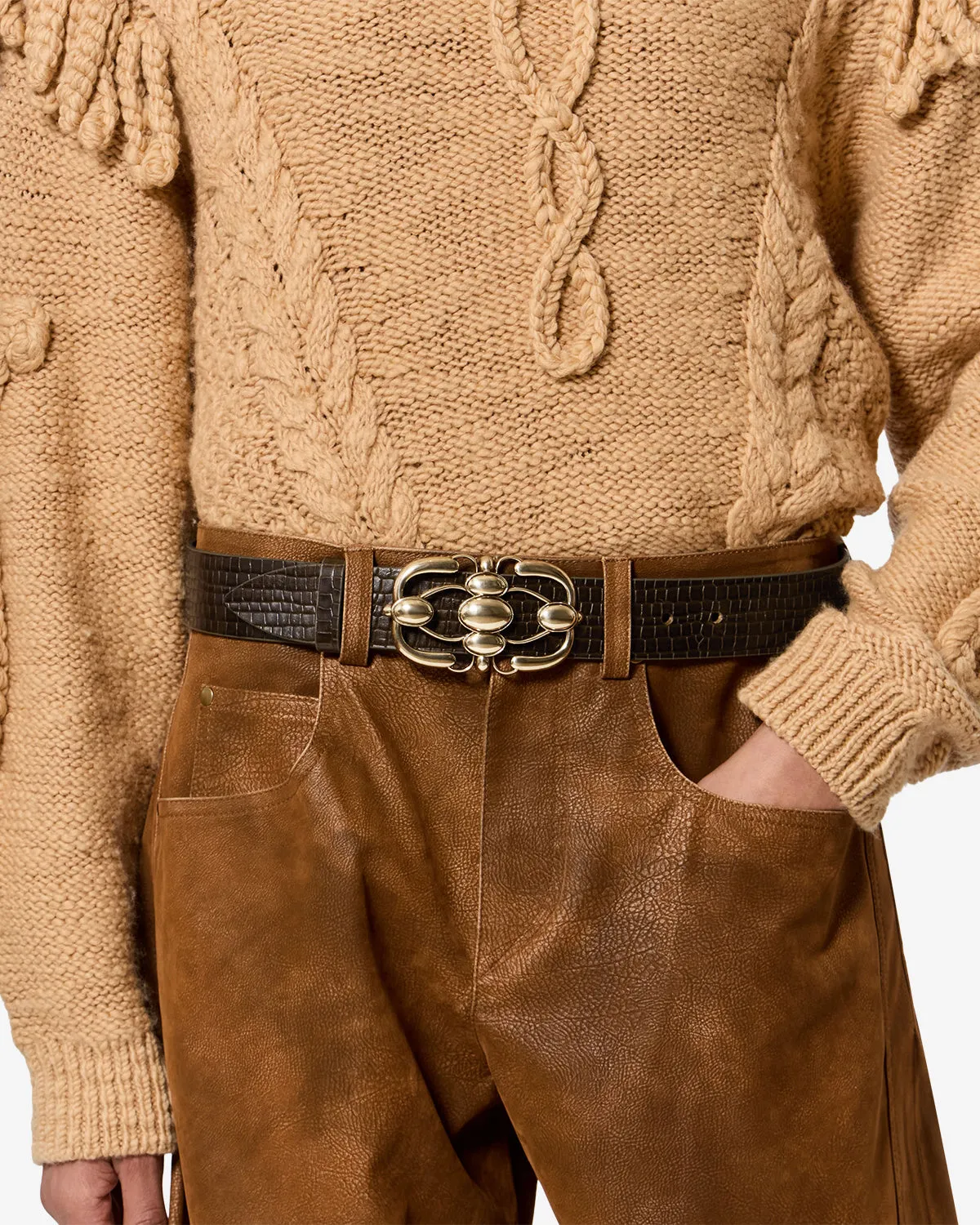 Ceinture Mirko en cuir sold by Isabel Marant product image thumbnail 4