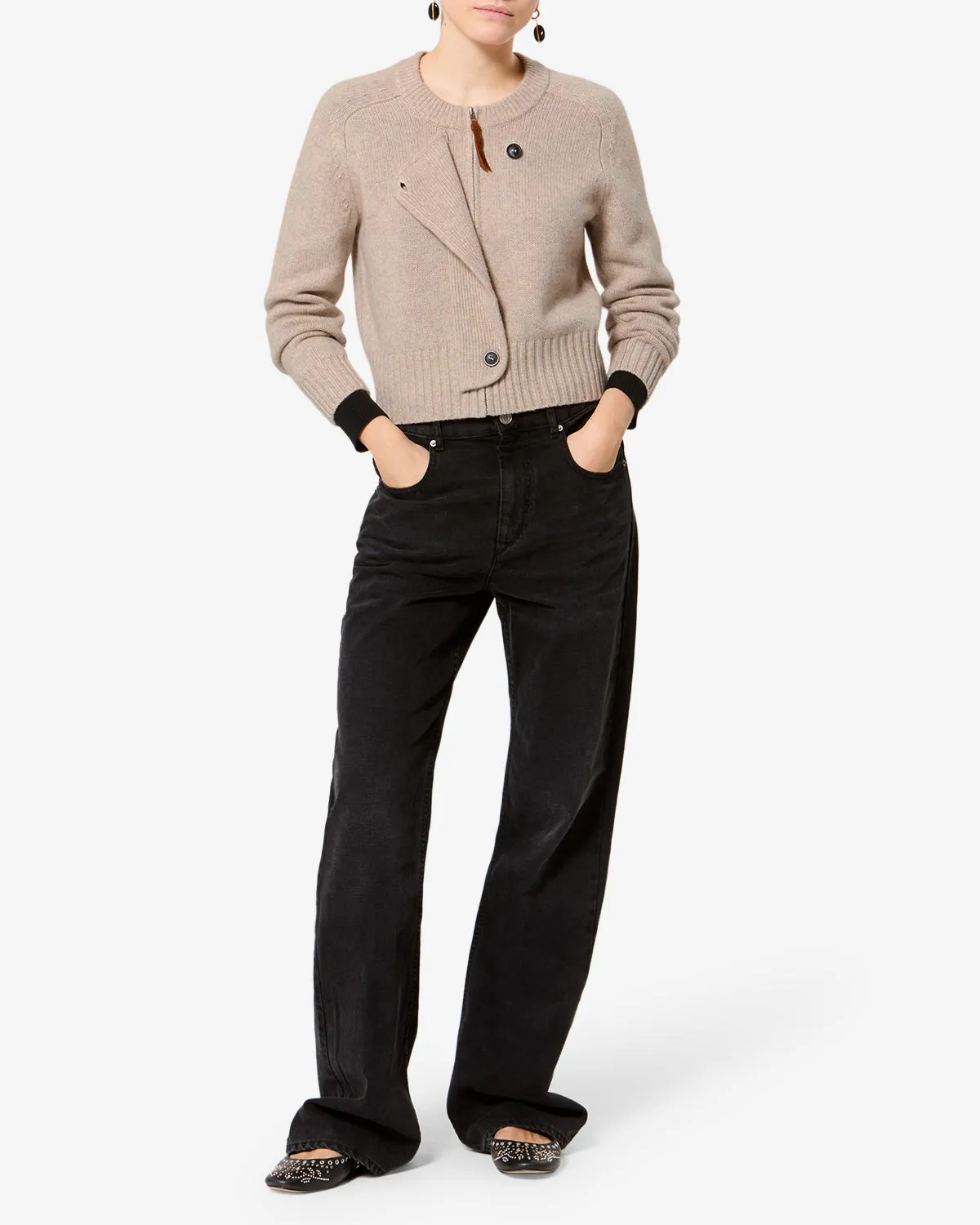 Cardigan Murielle en laine sold by Isabel Marant product image thumbnail 4