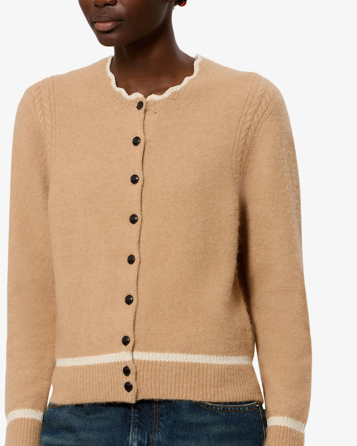 Cardigan Naia en alpaga sold by Isabel Marant product image thumbnail 2