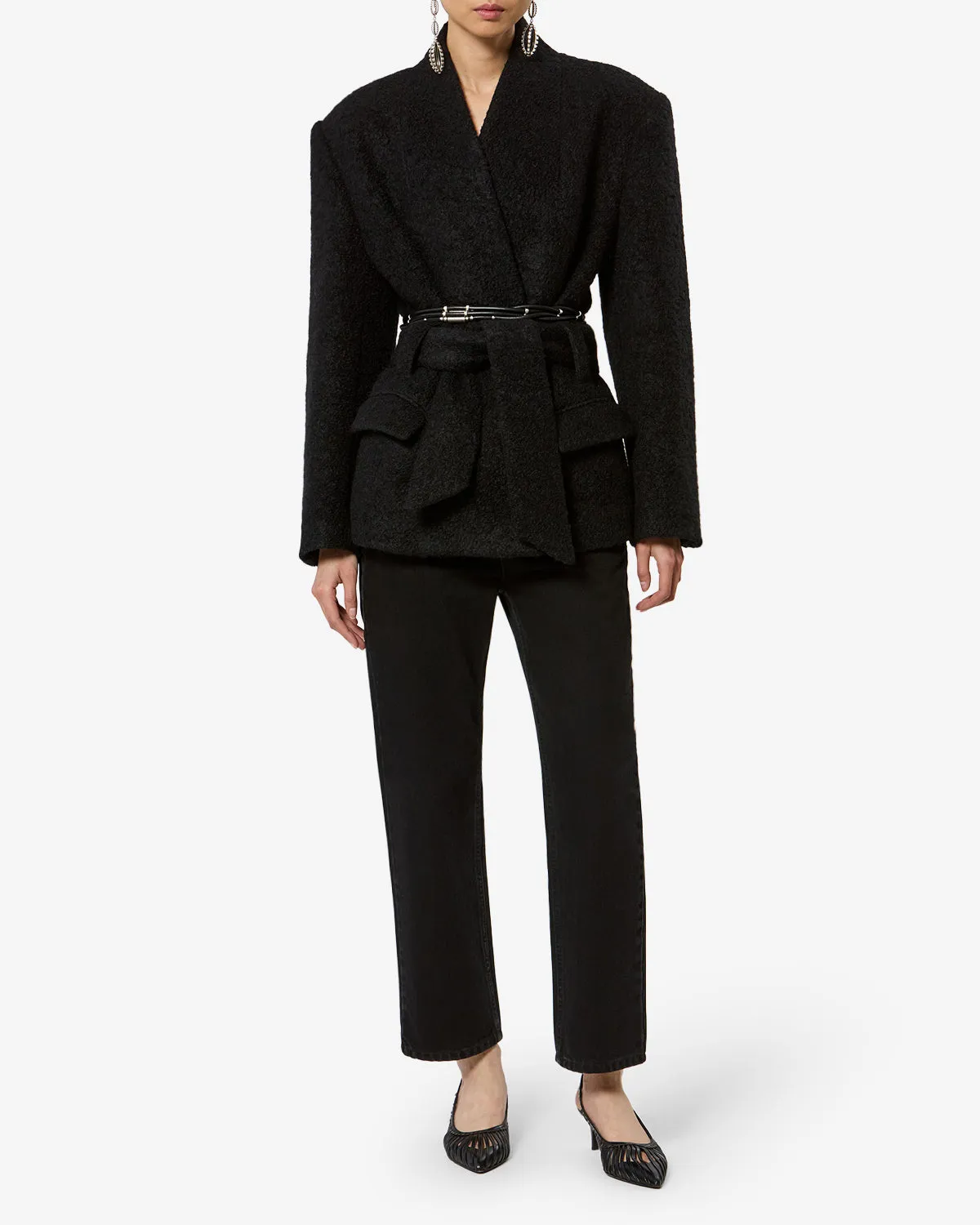 Veste Syndra en laine sold by Isabel Marant product image thumbnail 4