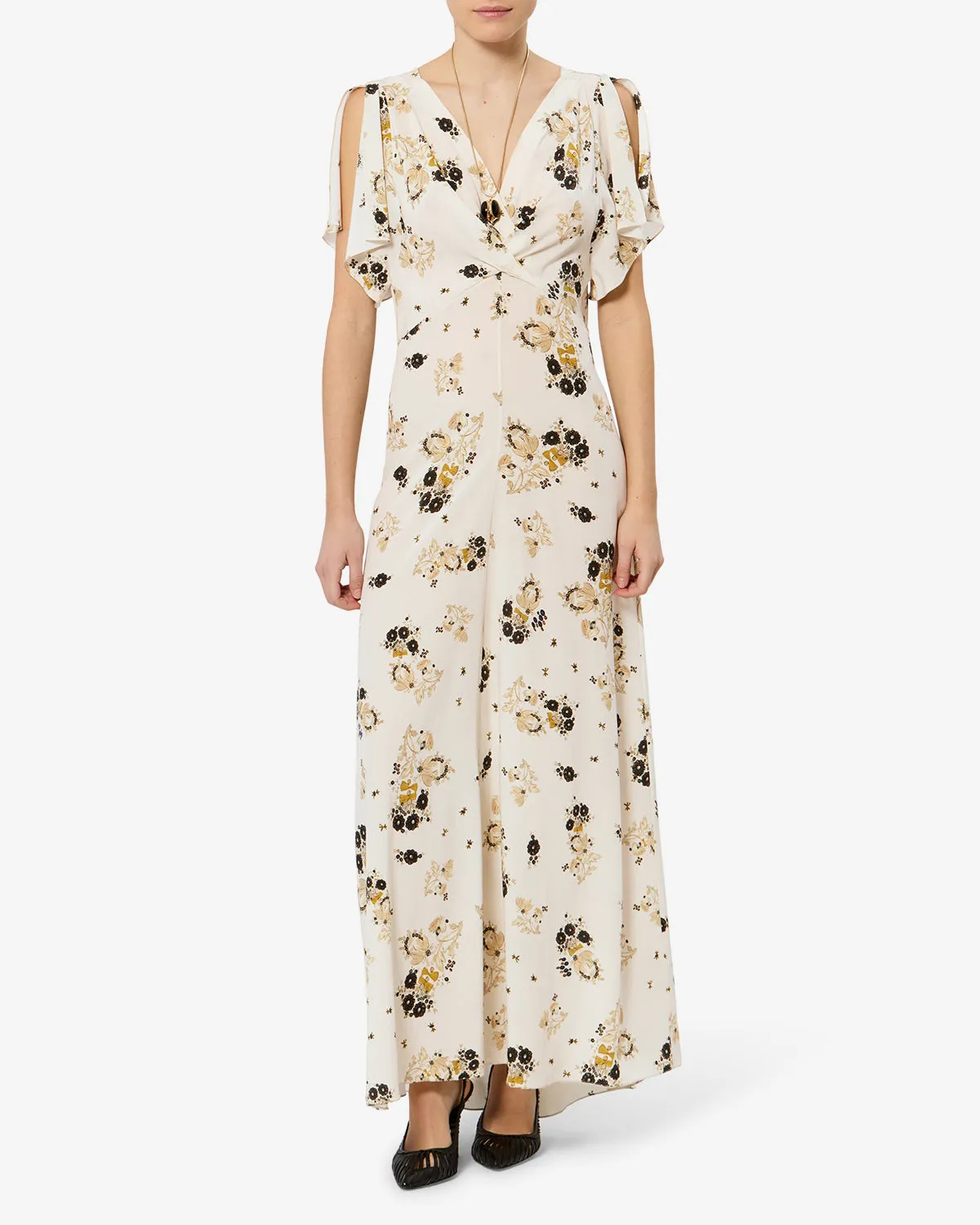 Robe Falja en soie sold by Isabel Marant product image thumbnail 4