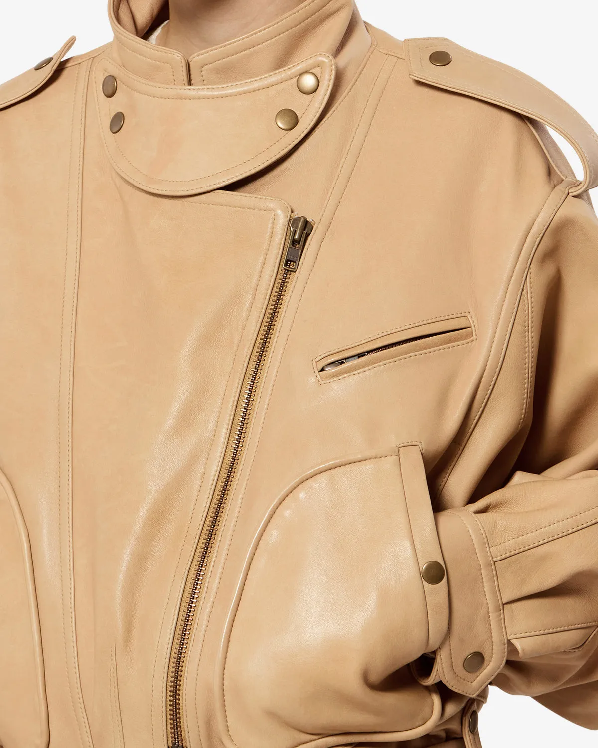 Veste Farza en cuir sold by Isabel Marant product image thumbnail 2