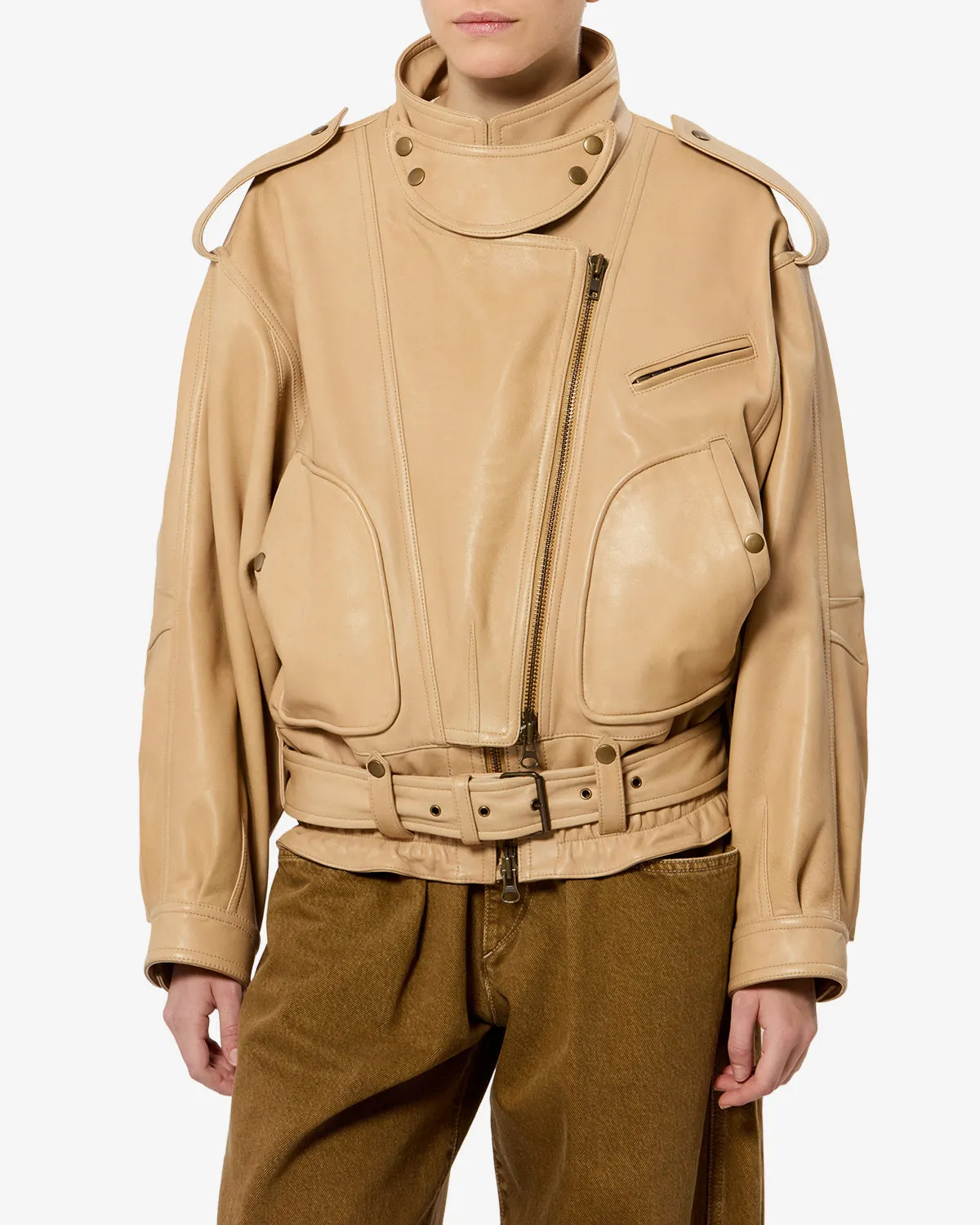 Veste Farza en cuir sold by Isabel Marant product image thumbnail 5