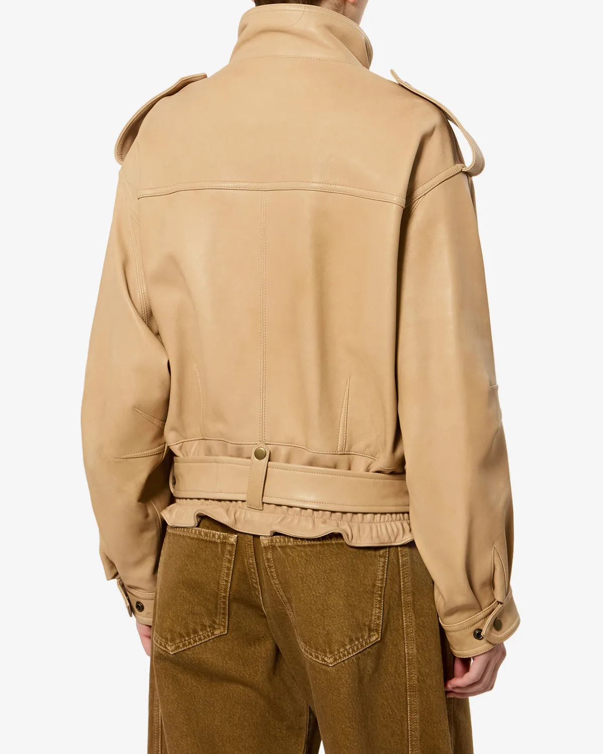 Veste Farza en cuir sold by Isabel Marant product image thumbnail 3