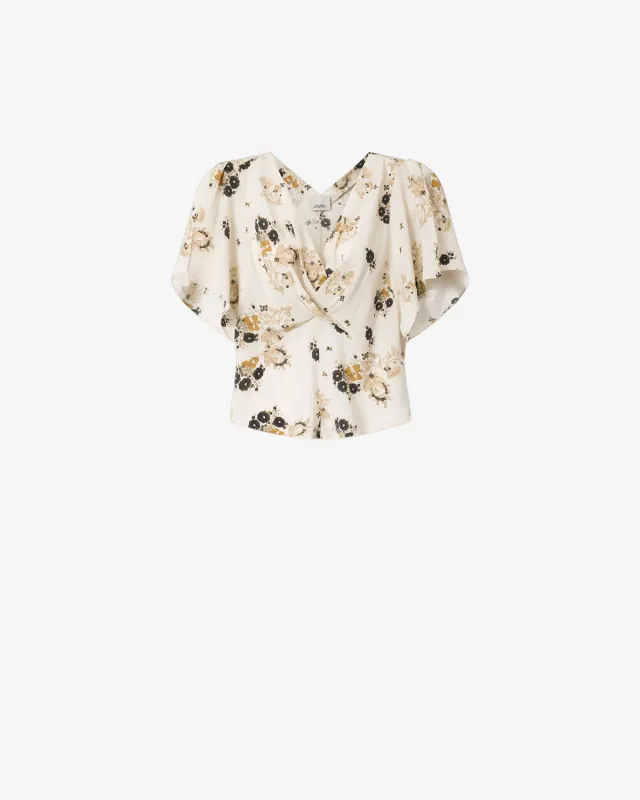 Top Faljane en soie made by Isabel Marant
