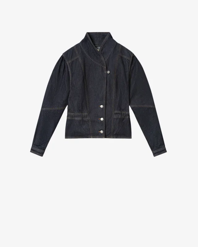 Veste Dolie en denim made by Isabel Marant