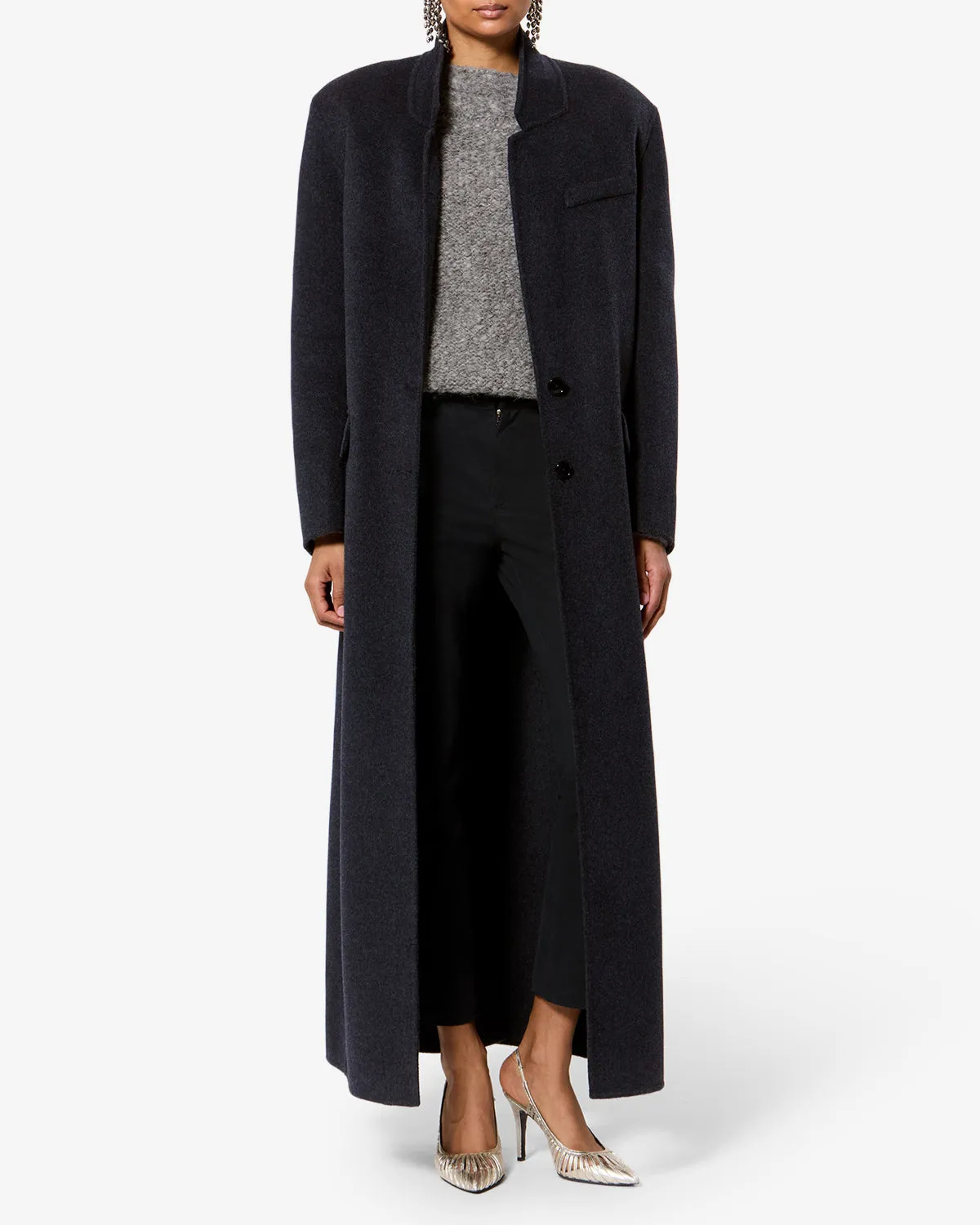 Manteau Clesa en laine sold by Isabel Marant product image thumbnail 3