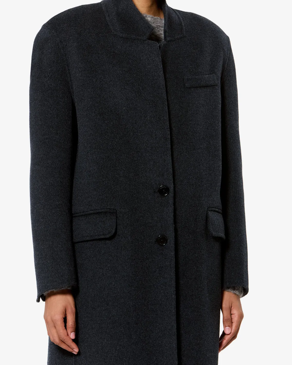 Manteau Clesa en laine sold by Isabel Marant product image thumbnail 4