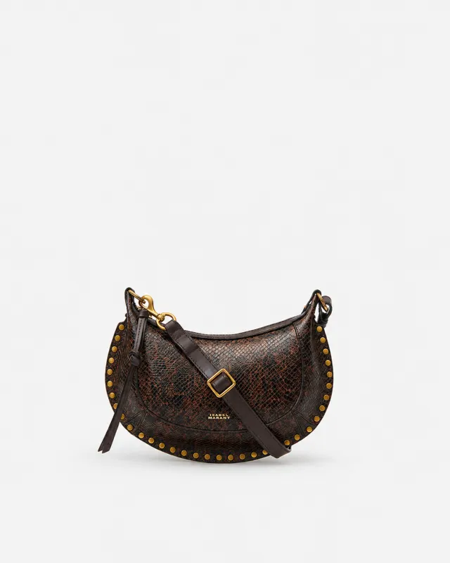 Sac Oskan Moon en cuir grainé made by Isabel Marant