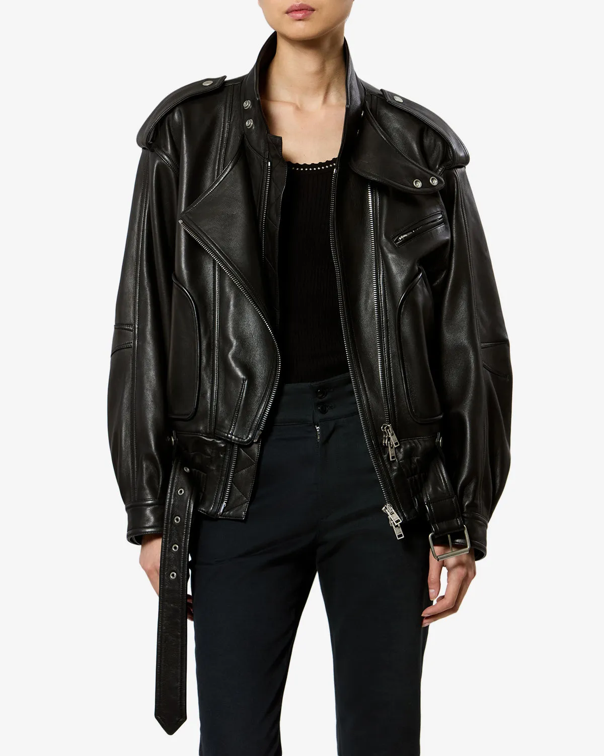 Veste Farza en cuir sold by Isabel Marant product image thumbnail 5