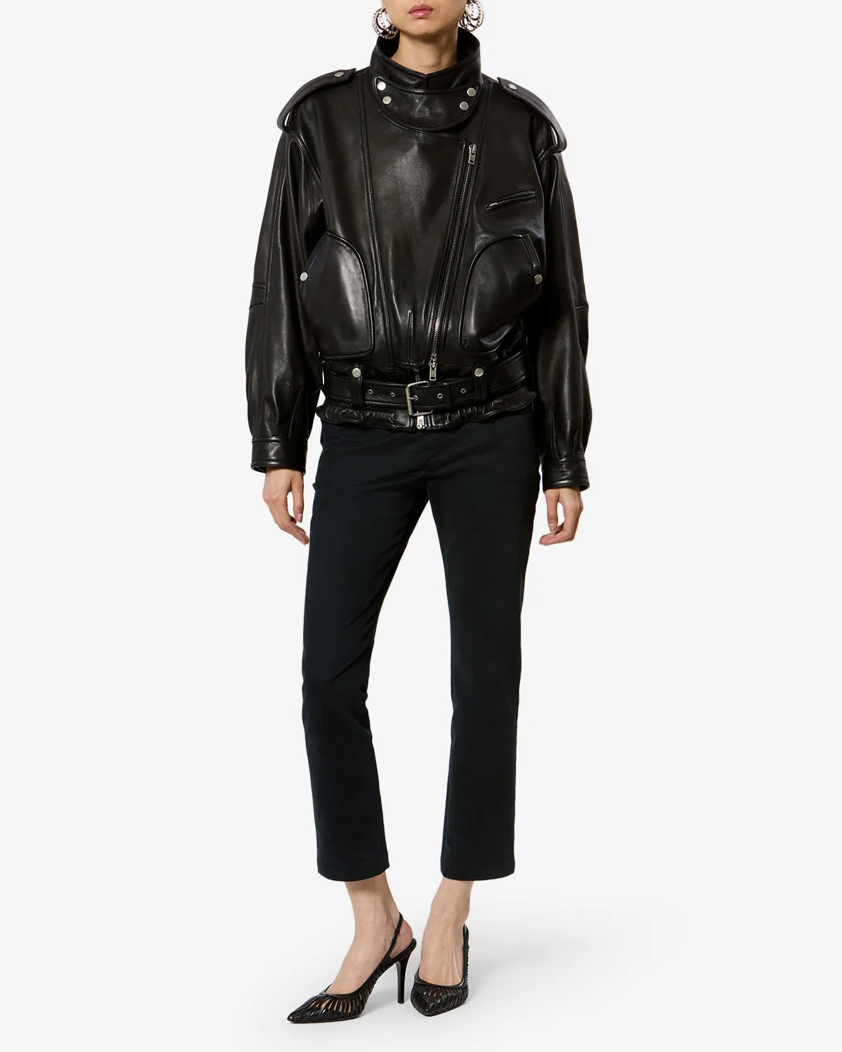 Veste Farza en cuir sold by Isabel Marant product image thumbnail 4