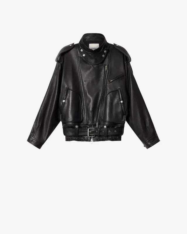 Veste Farza en cuir made by Isabel Marant